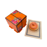 Petite boîte à pâtisserie carrée en papier pour gâteaux, biscuits et pâtisseries