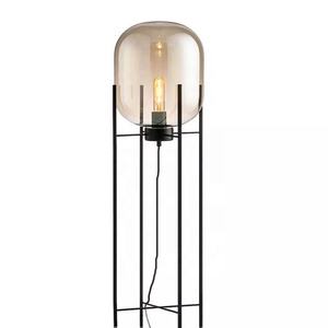 Lampadaire <span class=keywords><strong>à</strong></span> LED Postmoderne Simple Creative Smoke Grey Glass Leggs pour la décoration de la maison - Product Image 6