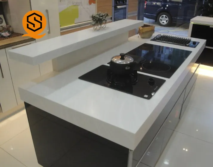 Hot Sale einfach zu reinigen feste Oberfläche Granit Küchen arbeits platte