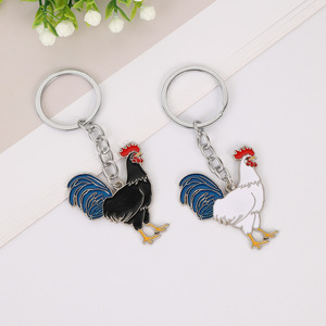 Mignon coloré joli coq <span class=keywords><strong>porte</strong></span>-clés breloque enfants cadeau d'anniversaire poule coq <span class=keywords><strong>porte</strong></span>-clés à <span class=keywords><strong>mon</strong></span> <span class=keywords><strong>fils</strong></span> - Product Image 1