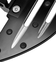 Repose-pieds en aluminium style goutte d'eau F3 pour conducteur de moto Can-Am Spyder F3 F3-S F3-T 2015+