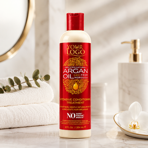 Acondicionador Profundo de Aceite de Argán Marroquí, Tratamiento Intensivo, Mascarilla Capilar para Cabello Seco, Dañado y Texturizado - Product Image 1