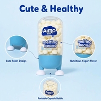 Biscuits Bébé Fondants Doux Saveur Fruitée & Sucrée, Melt-in-Mouth, Sans Additifs, 16g, 12 Mois, Emballage Boîte/Sac