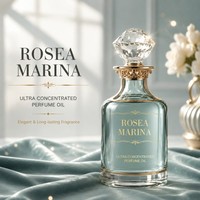 OULINYA Huile de parfum concentrée sans alcool longue durée, flacon élégant en verre, parfum doux pour poignet, cou, usage domestique
