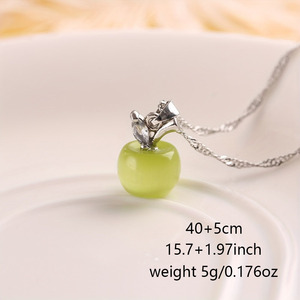 Collana con Ciondolo in Resina a Forma di Frutta Resoul, Romantica e Colorata, Collana alla Moda per Donne, Regalo di Natale - Product Image 4