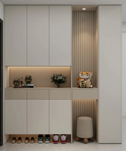 Durable Modern Wooden <b>Shoe</b> <b>Rack</b> with Door for Home Living Room Hotel/Apartment Entryway Storage Huipinju - Product Image 1