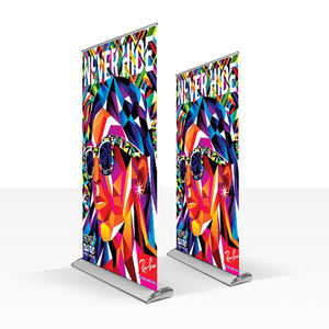 批发工厂85 * 200厘米豪华伸缩横幅卷起横幅支架促销 - Product Image 2