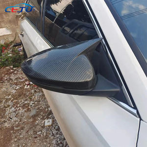 2 unids/set cubierta de espejo retrovisor lateral de coche estilo de bocina para <span class=keywords><strong>Skoda</strong></span> <span class=keywords><strong>Octavia</strong></span> <span class=keywords><strong>2021</strong></span> - Product Image 5