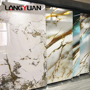 LT 1220*2440*3mm Uv <strong>Marble</strong> Board Interior Decoration Laminated Plastic <strong>Sheet</strong> Pvc Wall Panel High Glossy for House Hotel Decor - Product Image 2