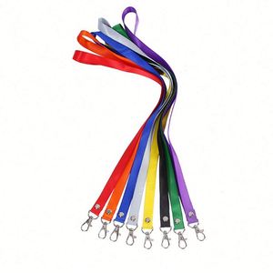 <b>Polyester</b> Sublimation Heat Transfer Printing Neck Keychain ID Card Badge Holder Custom <b>Lanyard</b> - Product Image 6