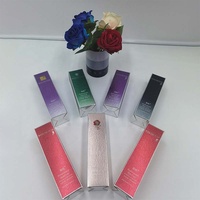 Conception d'impression en gros 5ml 8ml 10ml tube et boîte de brillant à lèvres étiquette personnalisée avec logo