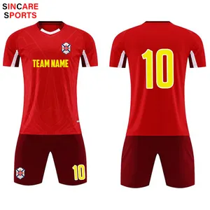 足球球衣2022中国定制足球套装准备发货