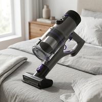 Aspirateur balai sans fil portatif Cyclone 600W 3000mAh avec batterie lithium-ion, certifié ROHS, pour voiture et maison