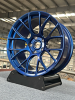 Jantes en alliage forgé de luxe personnalisées FSC-30 1 pièce Jantes forgées bleu foncé pour Toyota Mercedes-Benz Tesla BMW Ford