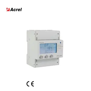 Acrel ADL400-C din rail energy meter three phase bidirectional meter MID certificate energy data monitor rs485 lcd