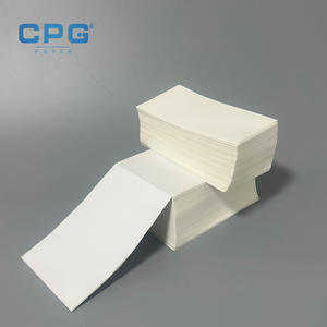 Étiquette autocollante code-barres personnalisable 100x150mm, résistante à l'huile, haute qualité, pour entrepôt FBA, logistique, en accordéon, étiquette thermique 4x6 - Product Image 1