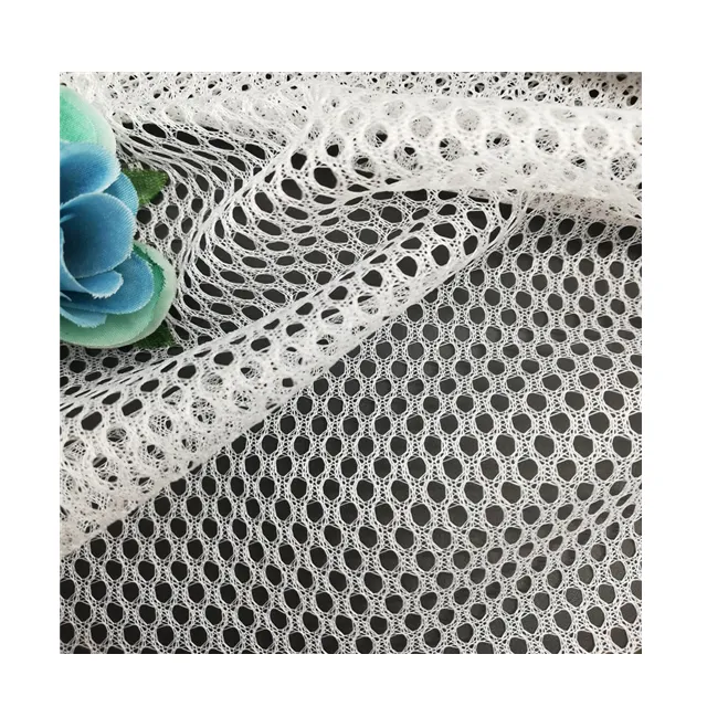 Hot sale high quality 100% polyester 3*1 FDY knitting warp hole mesh fabric for lining/bags/hat