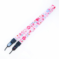 Lanière personnalisée en polyester par sublimation, avec logo imprimé, pour carte d'identité, tour de cou, ou porte-clés