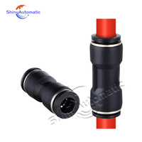 Accessoires en gros PE PEG PU PV PY PB PD Série Raccords pneumatiques rapides à pousser Tuyau pneumatique Connecteur de tuyau Raccord d'eau