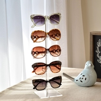 Présentoir à lunettes en acrylique multicouche en promotion – Support professionnel pour lunettes de soleil pour magasin de détail