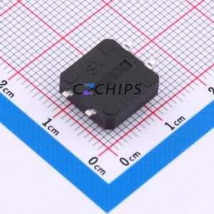 TS016-TBW1EH5.0 Tactile Switch SMD-4P,12x12mm Switch Single Pole Single Throw Round Button 1.8N Vertical Mount - Product Image 2