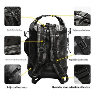 Mochila Impermeable con Revestimiento, Bolsa de Almacenamiento Deportiva de PVC Portátil, Bolsa de Equipo Flotante, Mochila de Senderismo - Product Image 4