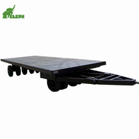 Remorque à barre extensible à plat de 30 tonnes, conteneur à 2 essieux, plate-forme plate, prix complet de la remorque