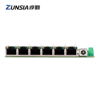 Murah 6 * LAN industri PC Nano ITX Motherboard Intel i225 Firewall J1900 DDR3 8GB Pfsense Server Router dengan kinerja tinggi