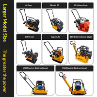 Compacteur vibrant avant réversible Lu Chang Electric 3kW 4kW avec moteur haute efficacité Loncin pour sable