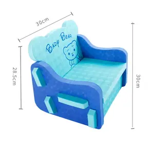 Tabela de espuma de eva e cadeira crianças móveis, brinquedo, montagem fácil para crianças