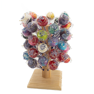 Bằng gỗ hiển thị truy cập chủ với khe cắm cho Lollipop bó kẹo đứng cho cửa hàng bán lẻ Tabletop Showcase Organizer - Product Image 2