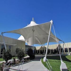 Fabricant chinois de membrane tendue en PVC PVDF ignifuge et anti-âge à montage rapide pour l'ombrage extérieur des paysages - Product Image 2