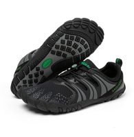 Chaussures de course minimalistes Zero Drop pour hommes, modèle 2021, noires, respirantes, en mesh, pour la course à pied en trail, printemps/hiver.