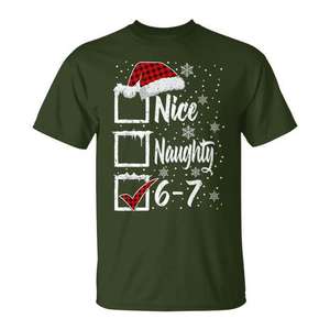T-shirt de Noël drôle et coquin pour hommes et femmes, taille 6-7 - Product Image 1