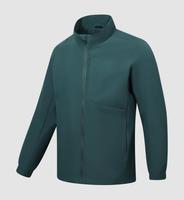 Blouson bomber décontracté LZ111 à fermeture éclair, doublure en maille monocouche, 100 % polyester, aération sous les aisselles, poche poitrine gauche, stock Yiwu