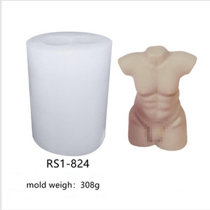 Homesun dodue femme bougie Silicone moule 3D corps masculin femme <span class=keywords><strong>enceinte</strong></span> bougie moule décoration de la maison - Product Image 6