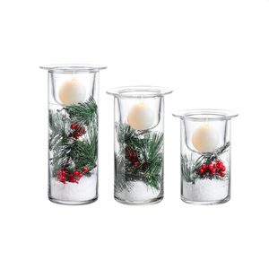 من المصنع برطمان زجاجي فاخر مغربي رمادي مخصص لصنع الشموع - Product Image 1