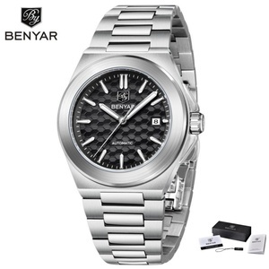 2025 New BENYAR Luxury Classic Business Sports Quartz <b>Mechanical</b> <b>Watch</b> Stainless Steel Waterproof Luminous Men - Product Image 1