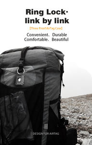 Llavero acrílico resistente para exteriores, soporte de rastreador deportivo, montañismo, funda <span class=keywords><strong>Airtag</strong></span> de Apple, Protector antipérdida para soporte <span class=keywords><strong>Airtag</strong></span> - Product Image 5