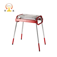 Mini grill commercial pliable pour l'extérieur, machine à barbecue, barbecue au charbon de bois, grill à kebab