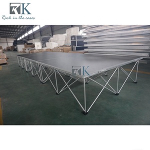 Scène de plateforme à finition moquettée pour événements Installation rapide Scène simple - Product Image 5