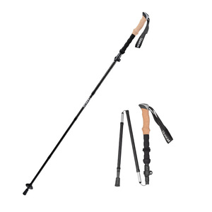 Golden Telescopic Trekking Poles Carbon Fiber Ultralight Folding Hiking <b>Sticks</b> Black 200g Outdoor <b>Walking</b> <b>Sticks</b> - Product Image 1