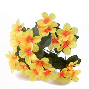 China Fornecimento Barato 10 Ramos Decorativos De Seda Artificial Flores Bouquet Forma Do Coração - Product Image 3