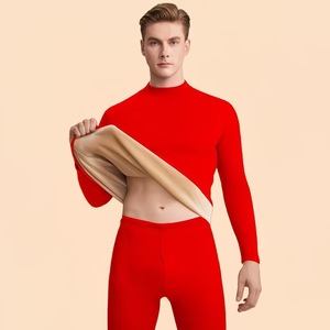 Set di Intimo Termico Invernale da <span class=keywords><strong>Uomo</strong></span> in Due Pezzi, Maniche Lunghe, Caldo e Spesso, Adatto per Climi Freddi - Product Image 4