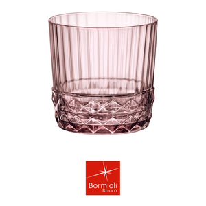 Rocks Glass 30 cl Liliac Pink America' H 8.4 cm Ø 8.4 cm Bormioli Rocco - Product Image 4