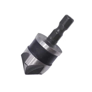 3 Flute Chamfering <b>Drill</b> <b>Bit</b> Hex Shank 82 Degree <b>Titanium</b> Plated Countersink Tool - Product Image 3