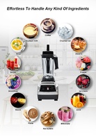 1500W Multifunctionele Commerciële Smoothie Fruitsap Groenteblender Voor Restaurant