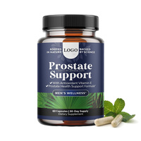 Les capsules de suppléments à base de plantes de marque privée pour la santé de la prostate des hommes soutiennent la promotion du flux urinaire