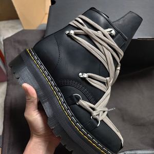 Bottes de randonnée pour hommes de luxe originales de marque 2026, bottes de travail en cuir véritable à tige haute, antidérapantes, imperméables, chaussures de sécurité chaudes - Product Image 4