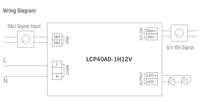 EUCHIPS Boîtier en plastique ignifuge durable, double mode de gradation 0-10V/DALI, sortie 24V DC, certifié CE, driver pour éclairage sur rail LED, garantie 5 ans